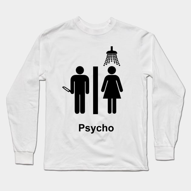 Psycho Long Sleeve T-Shirt by geeklyshirts